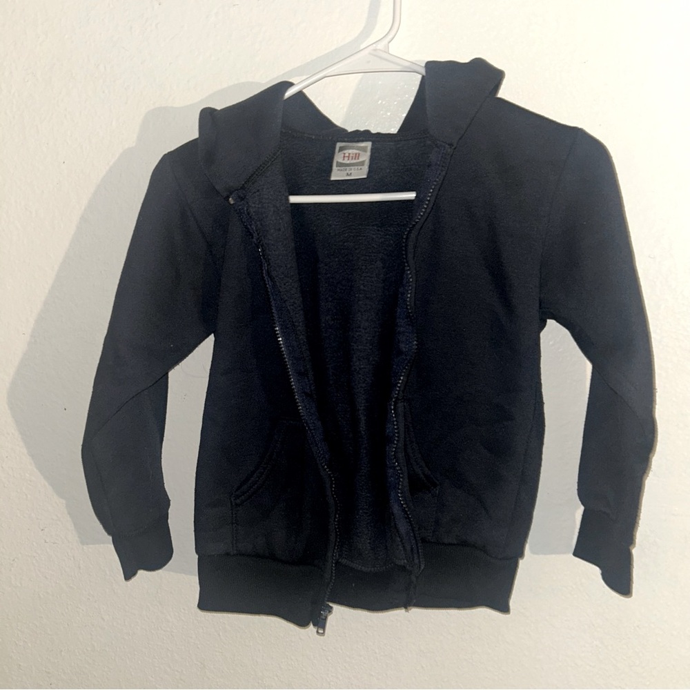 Boys navy blue zip up jacket